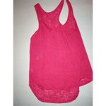 Colosseum NWT New Women Im Going to Yoga Today Tomorrow Burnout XS Tank Top Pink Photo 2