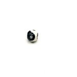 Black & White Ying Yang Womens Black White Balance Harmony Bead Charm Bracelet Photo 0