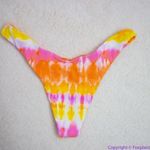 NEW It’s now cool x‎ free people tequila sunrise bikini bottoms, S Orange Photo 4