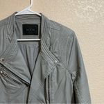 BLANK NYC  dark gray faux leather moto biker jacket Photo 1