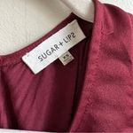 Sugar Lips  Burgundy flowing Tank XS Photo 2