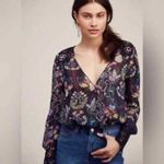Free People Intimately Must Have Been Love Sheer Floral Long Sleeve Bodysuit S Photo 1