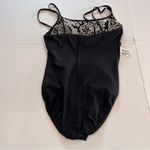 MiracleSuit Black White Paisley Wireless One Piece Swimsuit Size 10 Photo 5