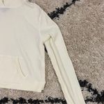 Roots Ivory Waffle Knit Lounge/Sleep Hoodie Photo 2