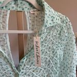 For Love & Lemons Drea Mini Dress Medium – NWT, Sold Out Sheer Style Retail $225 Green Photo 3