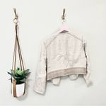 White House | Black Market NWT Neutral Tweed Suit Jacket in Size 14 570203071 Photo 9