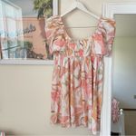 Abercrombie & Fitch BOGO Keyhole Babydoll Floral Mini Dress Small Tall Photo 4