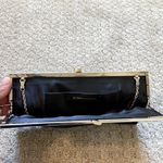 BCBG Maxazria Black Satin Clutch Photo 6