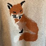 Debut  Beige Sweater with Fox Motif Photo 2