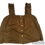 Treasure & Bond  Black Ruffle Tank Size Small NWT Photo 0