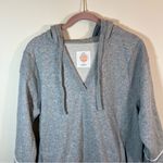 Anthropologie Daily Practice Gray Sport Hoodie Mini Tunic Dress Medium Photo 2