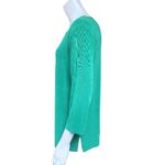 Chico's Travelers Collection by  Green Women's V-Neck Blouse (1) Photo 3