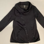 Champion  grey asymmetrical full zip lightweight jacket Small thumb holes Photo 0