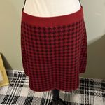 Skies Are Blue  Stitch Fix Everyday knit sweater mini burgundy skirt Photo 13