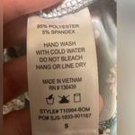 Amana floral short ruffle sleeve tie front ruffle neck blouse Photo 3