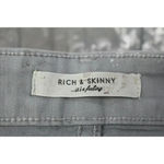 Rich & Skinny ladies  silver pants size 27 Photo 6