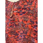 Free People  Small Blouse Paisley Metallic Stripe Shirt Boho‎ Hippie Peplum Photo 7