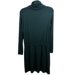 Lou & grey Long Sleeve Cowl Neck Dress Green S Photo 4
