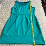 Cynthia Rowley Aquamarine Fitted Nylon Sleeveless Dress L Large Photo 4