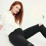 Madewell New with tags Taller 9" Mid-Rise Skinny Jeans in Black Sea size 25 TL Photo 10