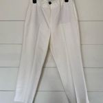 Talbots Women’s 14 White Chatham Crop Pants Chino Workwear Career Photo 0