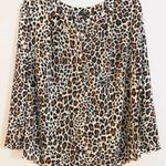 Talbots animal Print Long Sleeve Blouse Photo 0