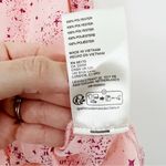 Free People  Stars Align Printed Blouse Ballet Pink Combo Size Small Photo 9