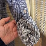 Kensie Performance Drawstring Cowlneck Half Sleeve Sweater Kangaroo Pocket Small Photo 9