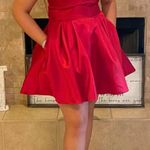 Sherri Hill  Red Homecoming Dress Photo 0