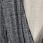 Tart  collection Blue Checkered blue modal Long Sleeve Open Wrap Blouse size xs Photo 4