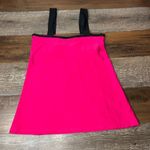 NWOT Nux Flowy Athletic Tank Shelf Bra Removable Cups‎ Pink Black M Size M Photo 4