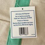 Trader Joe’s Mini Pastel Canvas Tote Bag – GREEN NWT Photo 1