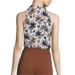 ALC Frank A.L.C.‎ Steele Passi Flora Silk Sleeveless Top Blouse Sz 0 Photo 2