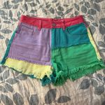 SheIn colorful patchwork shorts Photo 0