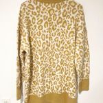 Torrid  Plus Size 2X Drop Shoulder Pullover Sweater Popcorn Leopard Yellow NEW Photo 5