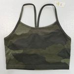 Aerie New Offline Hugger Longline Racerback Sports Bra Green Camo Size Small Photo 7