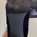 Catherine Malandrino  Deep Blue Velvet Over the Knee Boots Photo 4