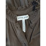 Apiece Apart  Womens Dress Brown Las Alturas Mini Tiered Puff Sleeve A Line XS Photo 3