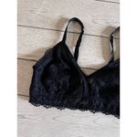 Savage X Fenty Black Lace Bralette 2X Plus Size Wireless Sheer Lingerie Photo 2