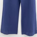 CK Bradley Jaguar Navy Blue Pull On Wide‎ Leg Flare Ponte Pants Women’s Size XL Photo 7