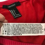 Forever 21  Red Ruffle neckline Bodysuit off the shoulder ladder side opening Photo 3