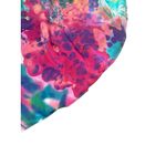 David's Bridal David’s Bridal Pink Floral Watercolor Mermaid Prom Dress Back Detail Size 1/2 Photo 11