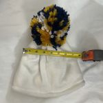 Pom Pom Winter Hat Cap Sportswear Teams University NFL No Size Classic Casual White Photo 2