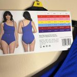 Loft  Swim Medium One Shoulder Royal Blue One Piece Swimsuit Photo 3