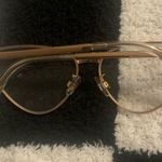 SheIn ⭐️ Gold Frame Cat Eye Glasses Clear NWOT Photo 2
