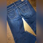 American Eagle Outfitters Stretch Slim Boot, dark wash - size 10 Photo 5