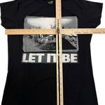 The Beatles The Beatle Let It Be in Studio Woman’s Black T-Shirt XL Photo 6