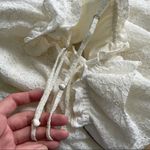 Madewell Broadway & Broome Romper Lace Adjustable Exposed Zipper Pockets Ivory Photo 15