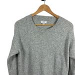 J.Crew  Women’s Ribbed Boyfriend Crewneck Sweater Extra Soft Yarn Grey S Photo 3