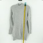 Missguided  Gray Mock Neck Long Sleeve Mini Knit Sweater Dress Women's Size 2 Photo 5